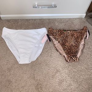 NWT Victoria’s Secret 2 bundle bikini bottomS